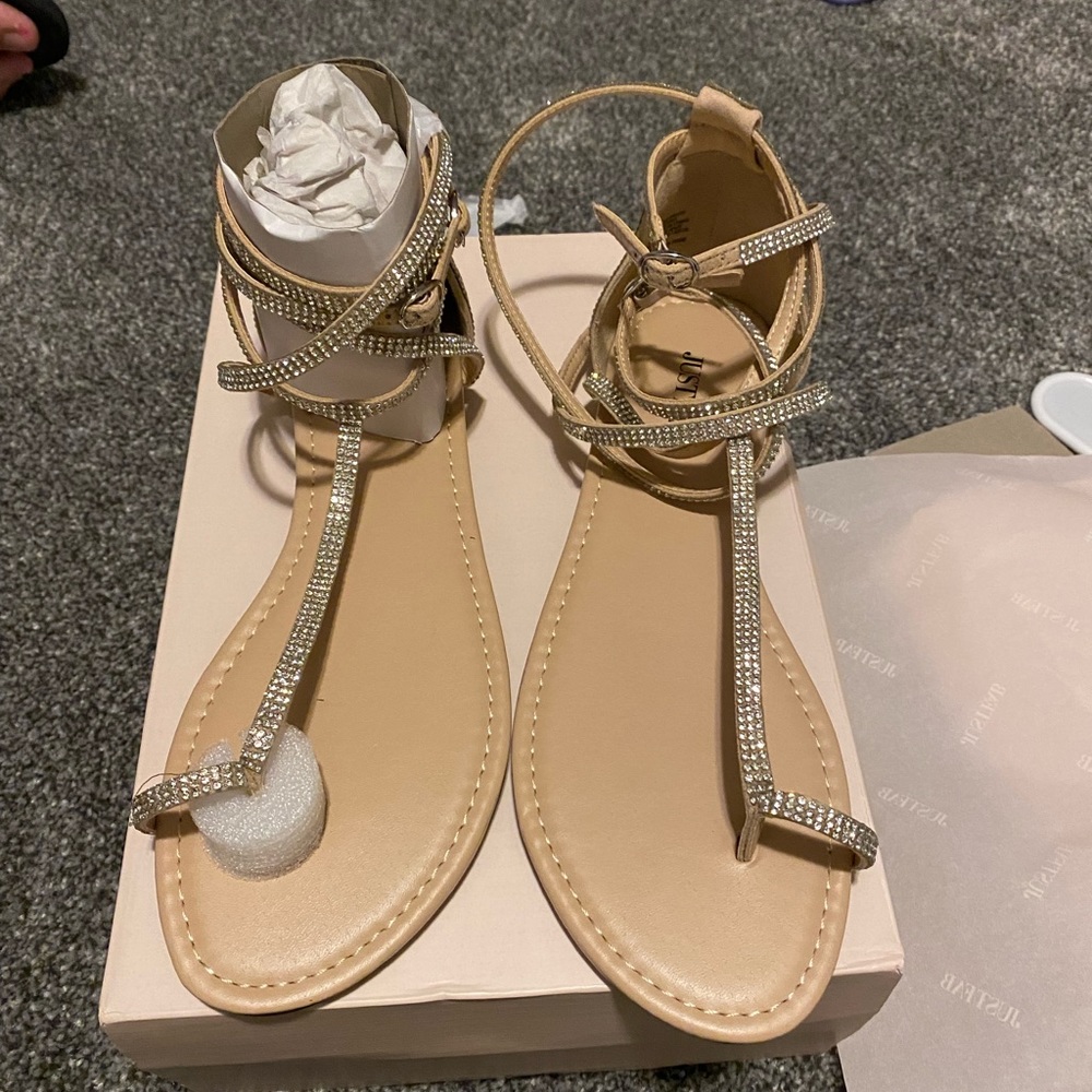 Just fad sequins sandals. Brand New, never worn.